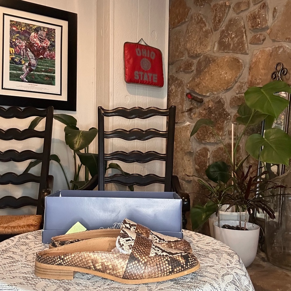 Snakeskin Loafers